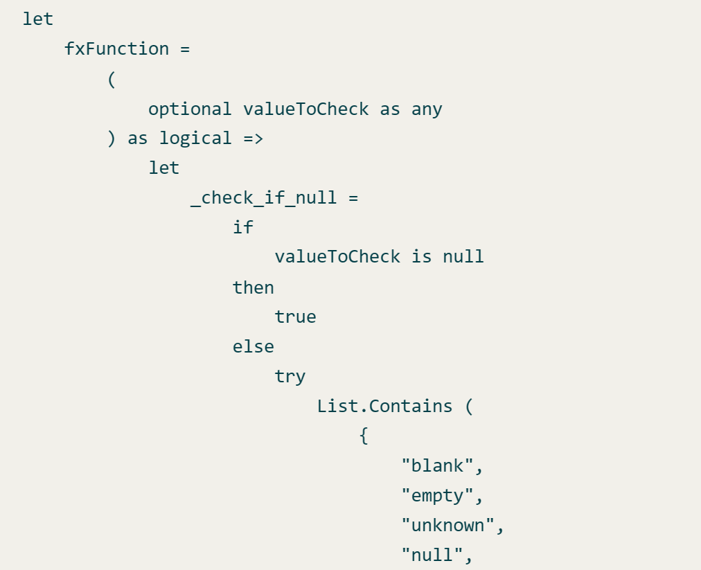 Intro to Custom M Functions